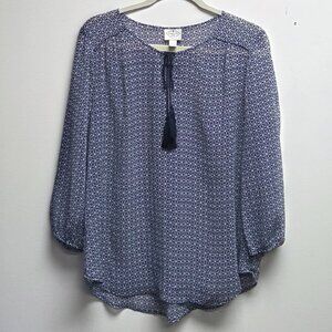 St. John's Bay Women's Large Sheer Top
